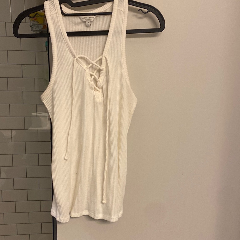 Lucky brand tie tank top